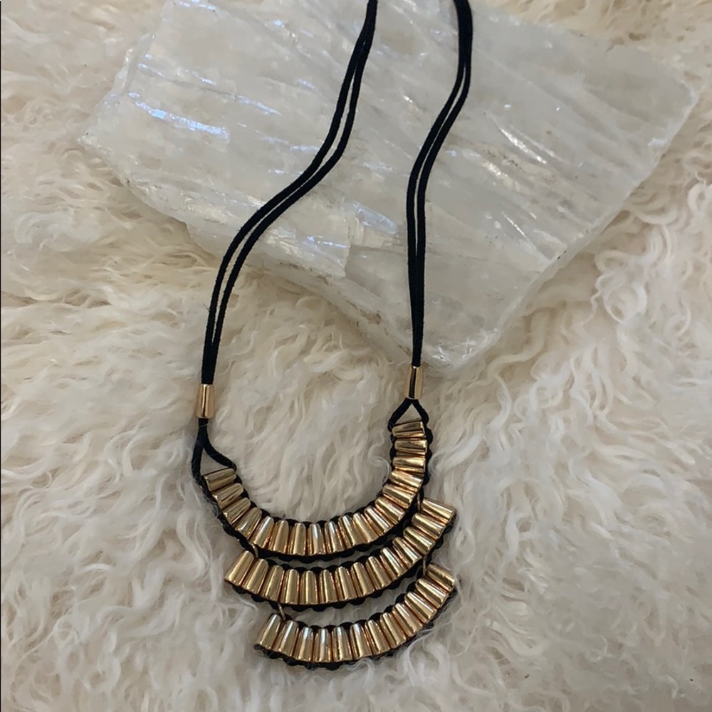 Black and Gold Necklace